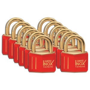 Kłódka mosiężna Brady, 12szt./opk (051354)