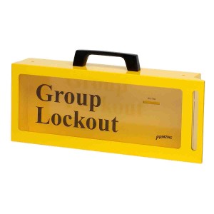 Przenośna ścienna skrzynka do blokad grupowych Brady (043134)